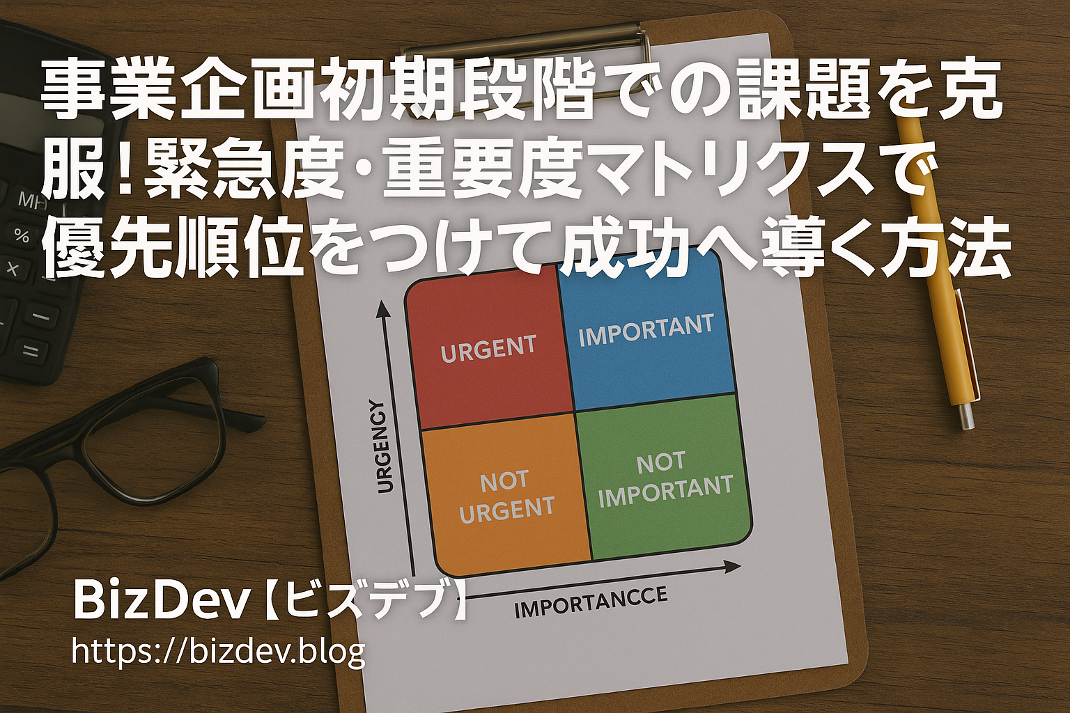 課題マトリクスによる企画初期段階の課題管理